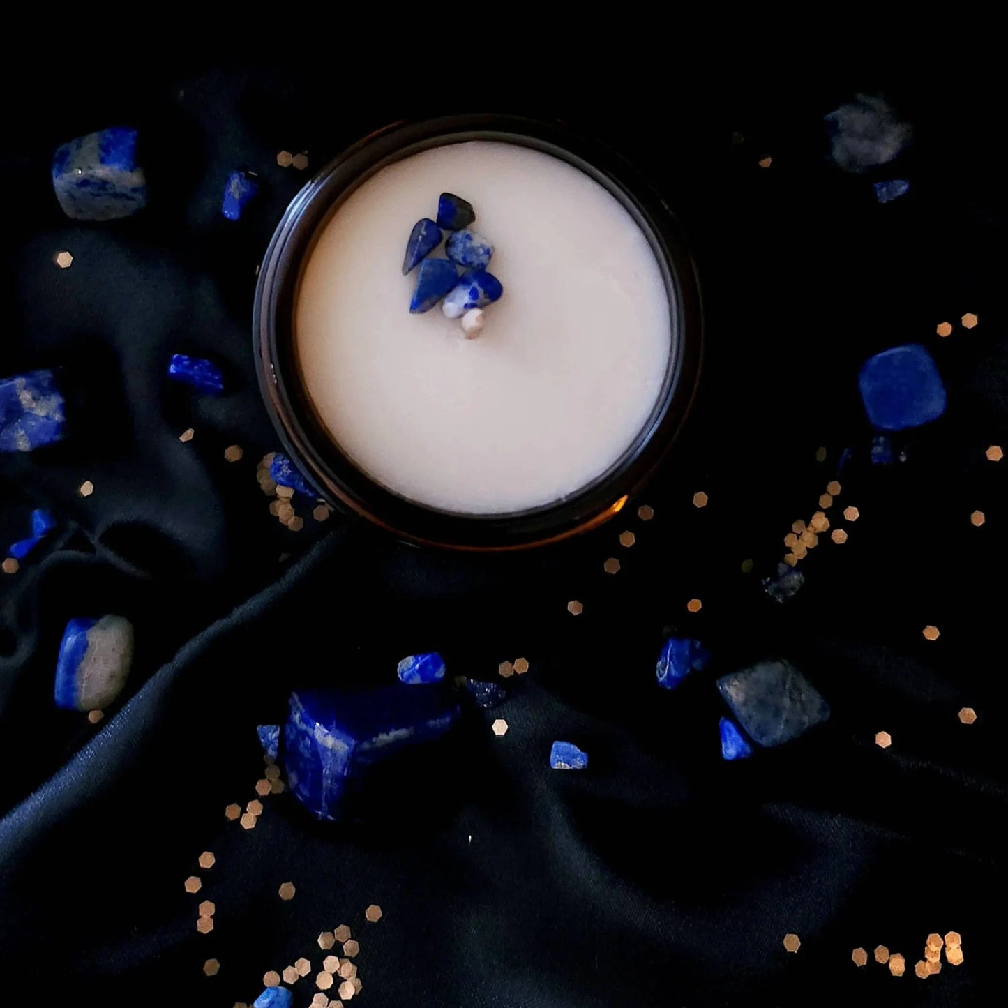 Bougie 'Intuition' - Lapis Lazuli Encens