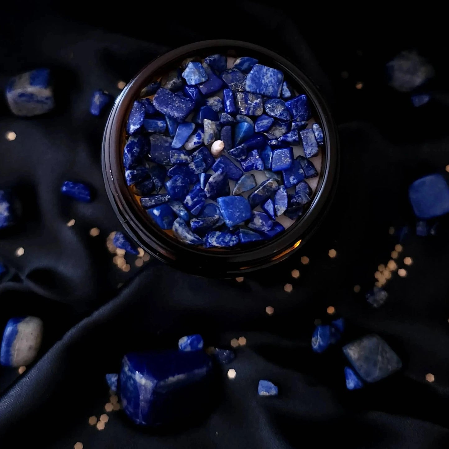 Bougie 'Intuition' - Lapis Lazuli Encens